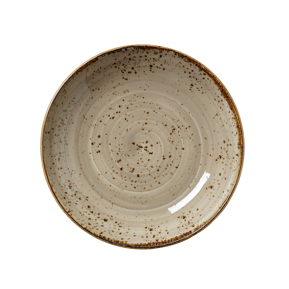 Bowl Coupe 8.5" X 1.5" (27 oz) Craft Porcini