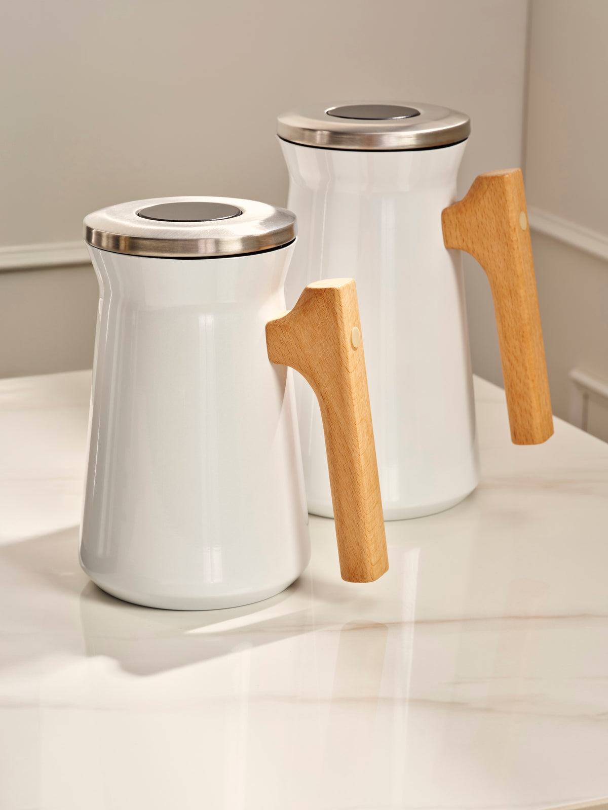 Bridgewater Vacuum Insulated Coffee Server 0.7 L - White