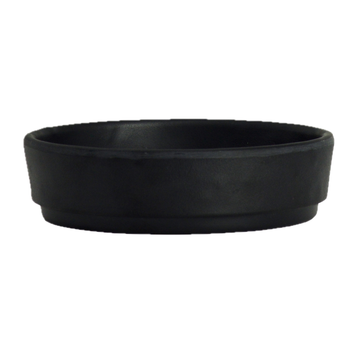 Round Dish Black 3.5"