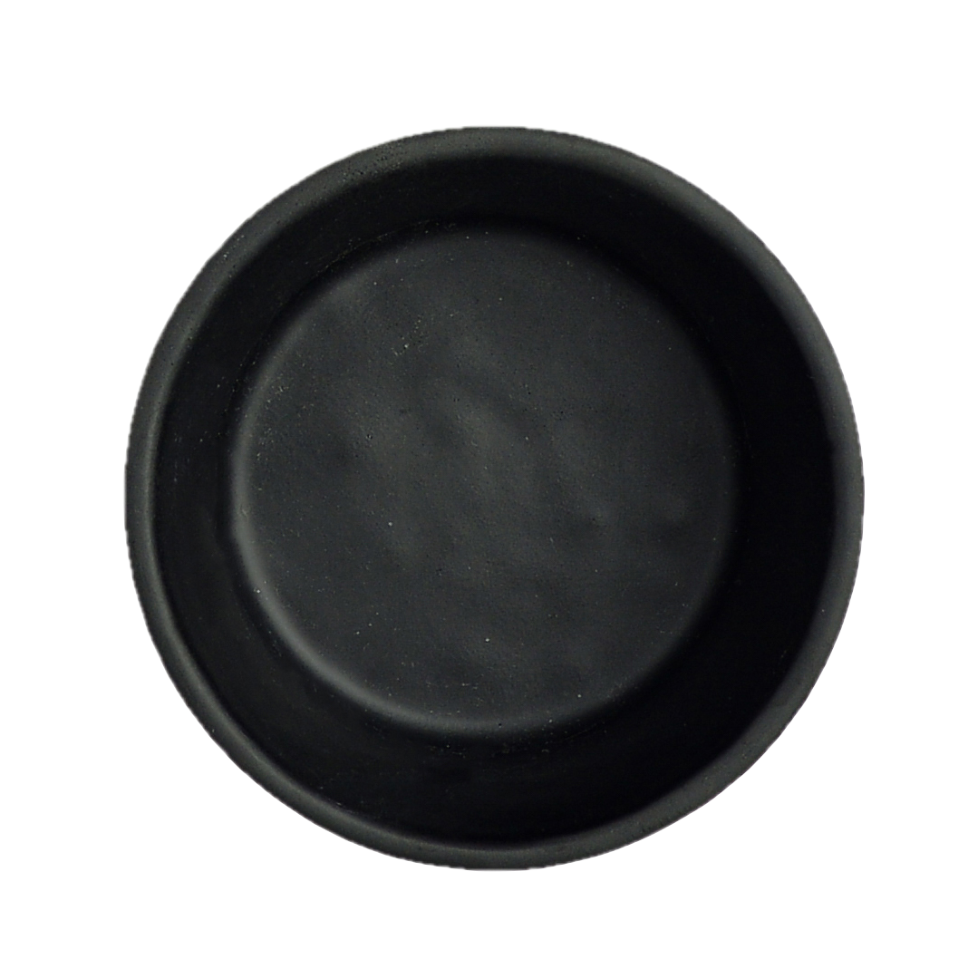 Round Dish Black 2.3"