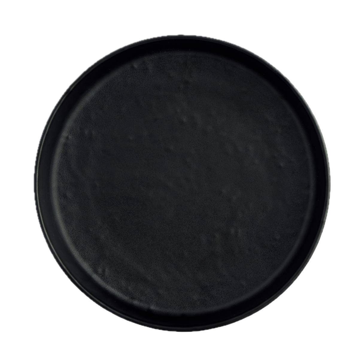 ROUND STACK TRAY 7 1/2 IN CAVO MATTE BLACK