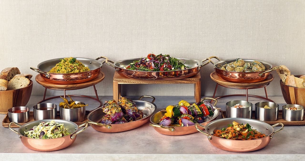 Vintage Stainless Steel Dishes