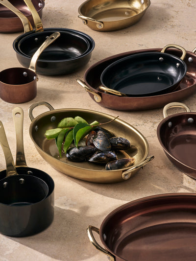 Vintage stainless steel dishes