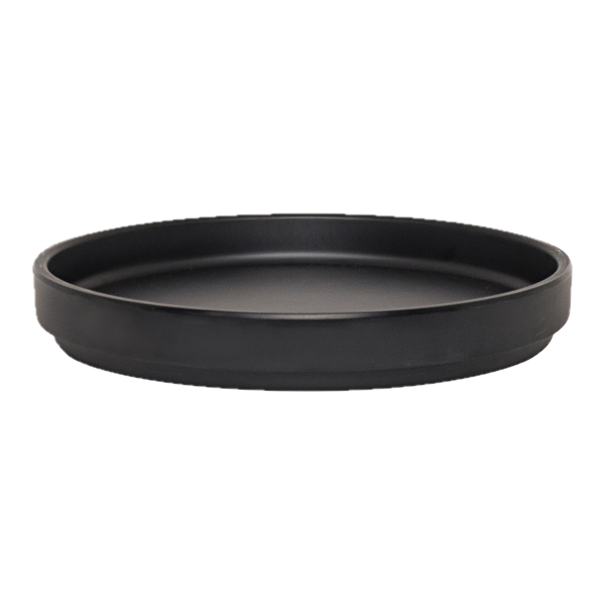 Stack Plate Black 6.25"
