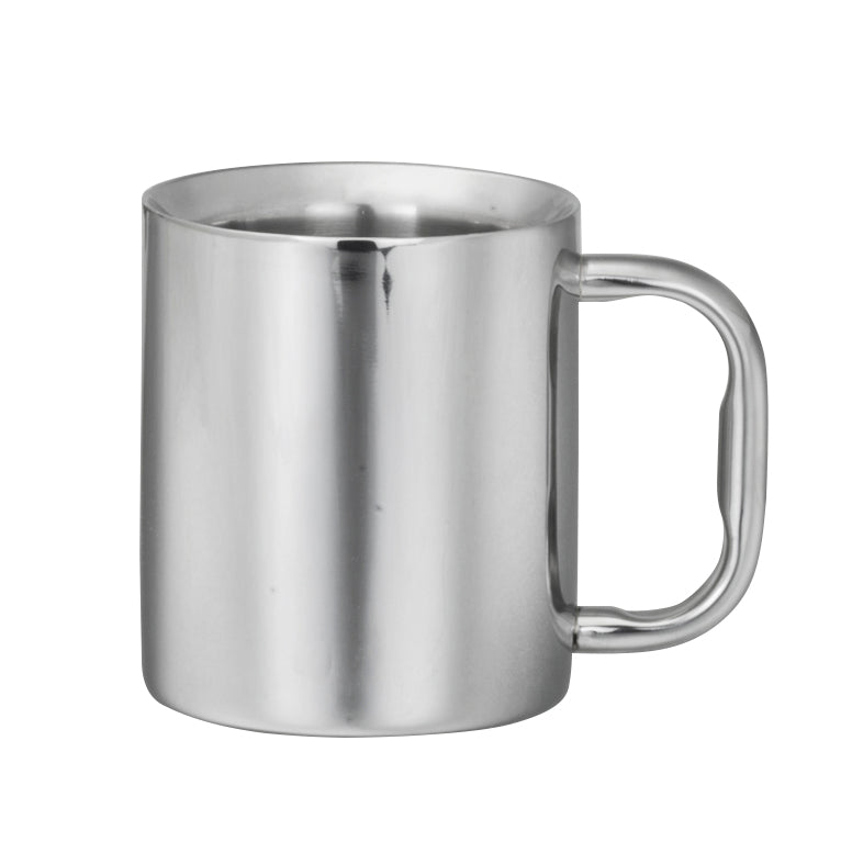 MUG S/S LARGE 4 1/2 IN X 3 IN X 3 1/2 IN (8 OZ)