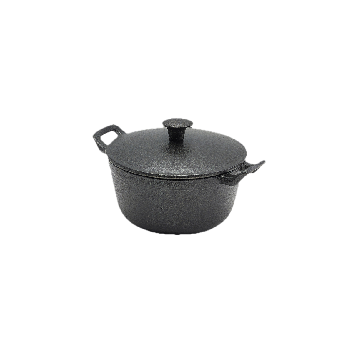 Cast Iron Mini Casserole Dish w/ Lid 16 oz
