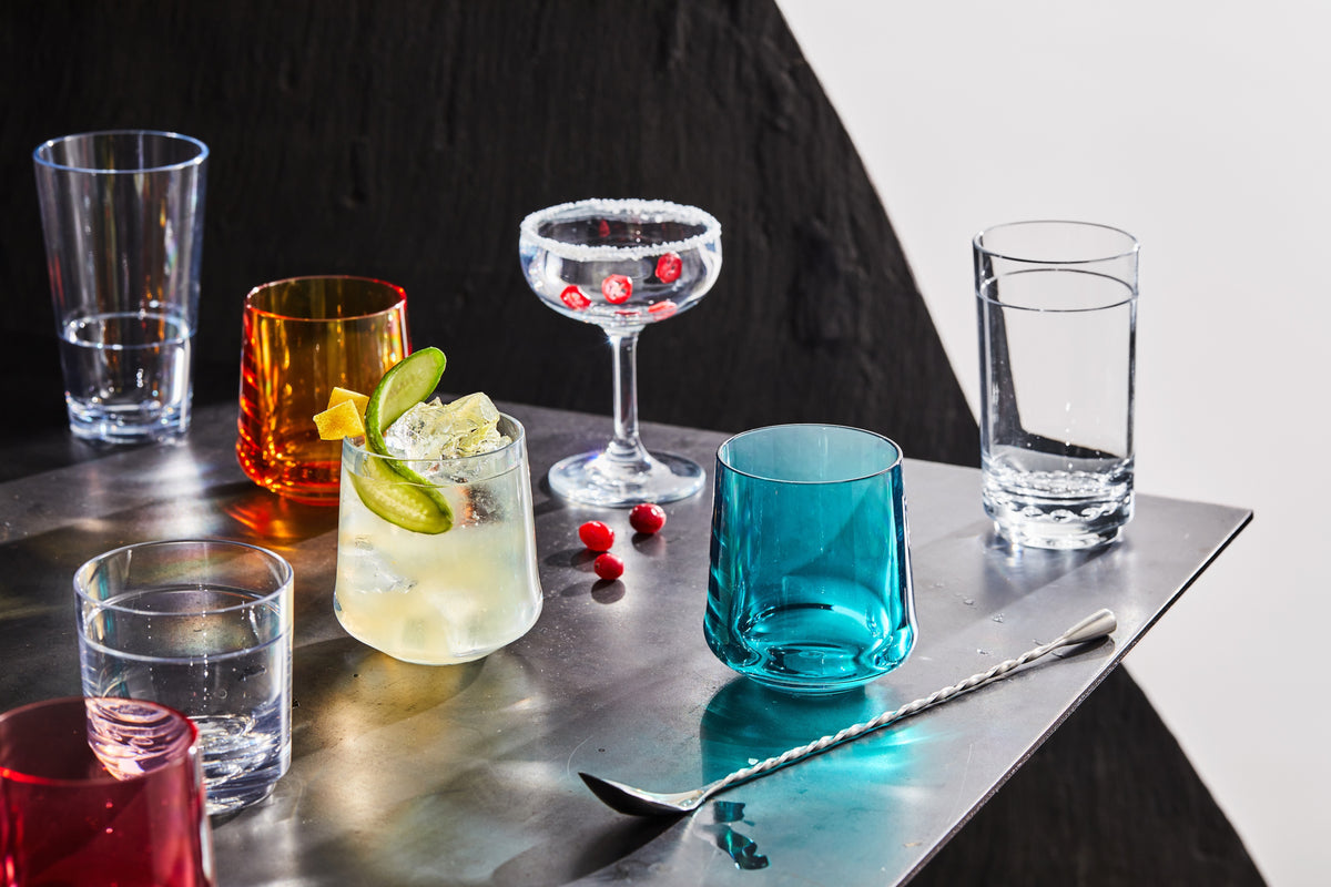 Cocktail/Wine Glass 12 oz Teal