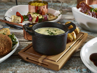 Cast Iron Casserole Dish w/ Lid 22 oz