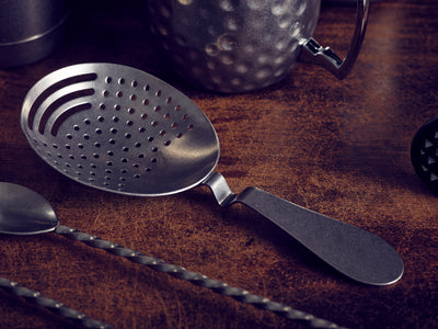 Vintage Stainless Julep Strainer 7.125