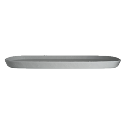 Rectangular Tray White 14.5