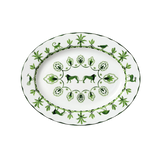 Oval Rimmed Platter 14.5"