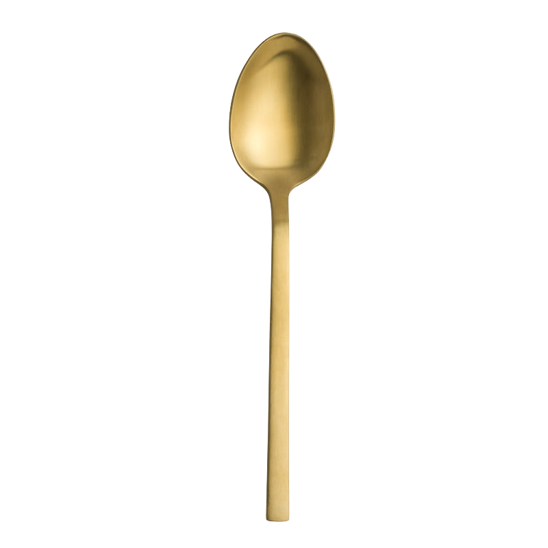 Brushed Gold Serving Spoon "Custom"