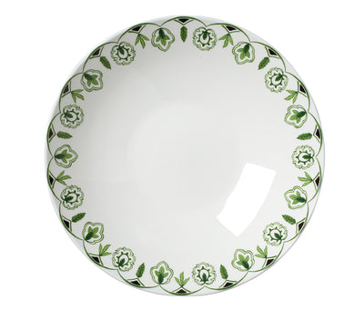 9.5" Coupe Bowl Sultans Garden Green