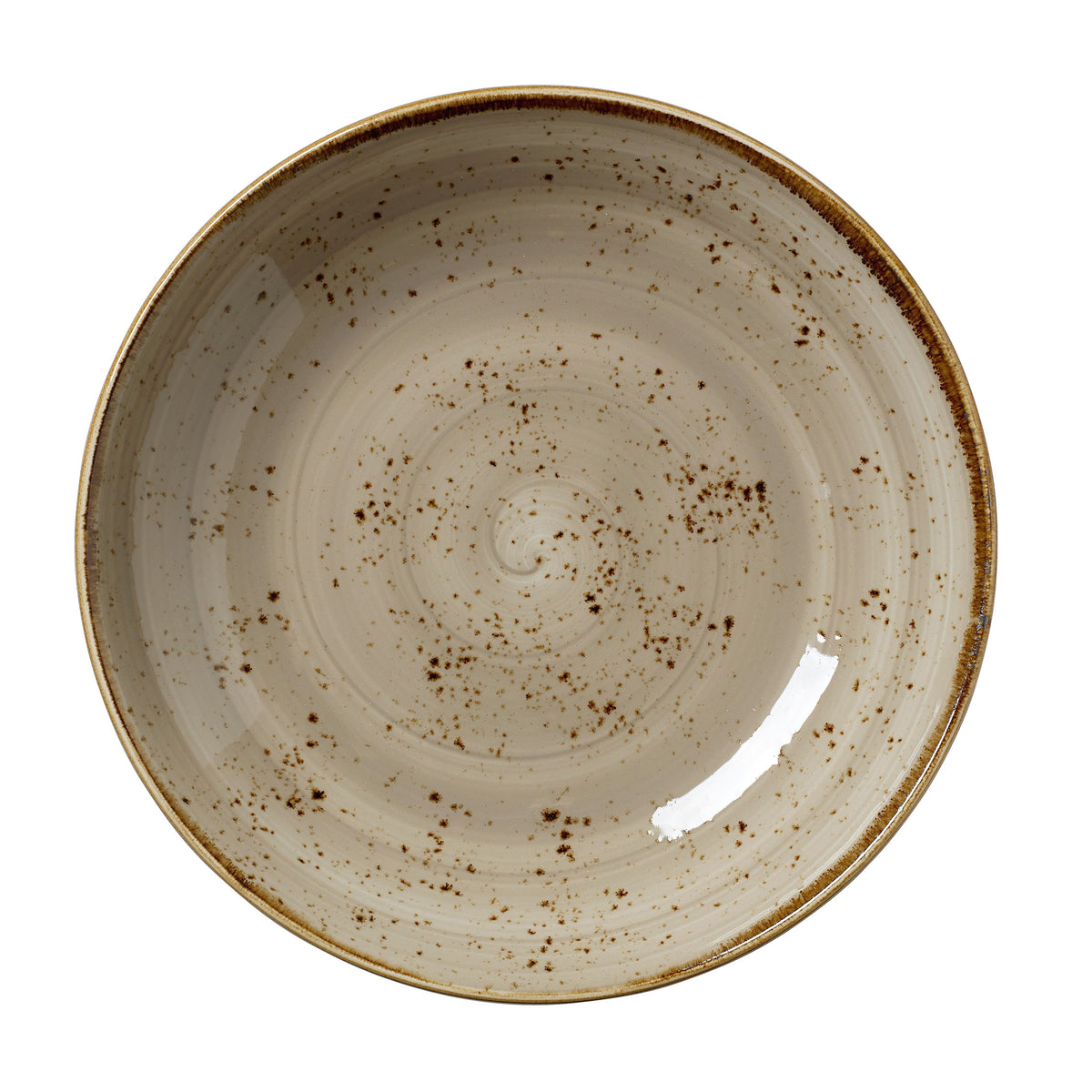 Bowl Coupe 10" X 1 3/4" (1 3/8 QT) Craft Porcini