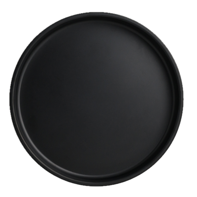 Stack Plate Black 6.25