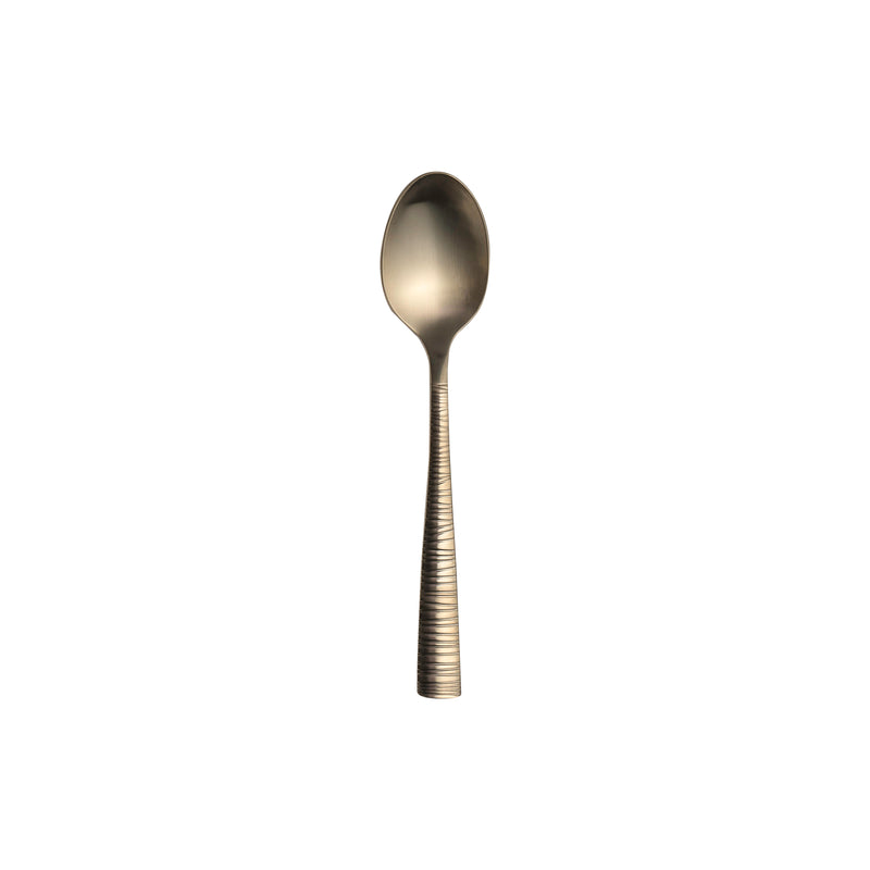 Pirouette Champagne Gold Oval Bowl Dessert / Pasta Spoon