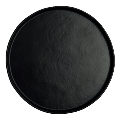 Round Plate Black 10.75