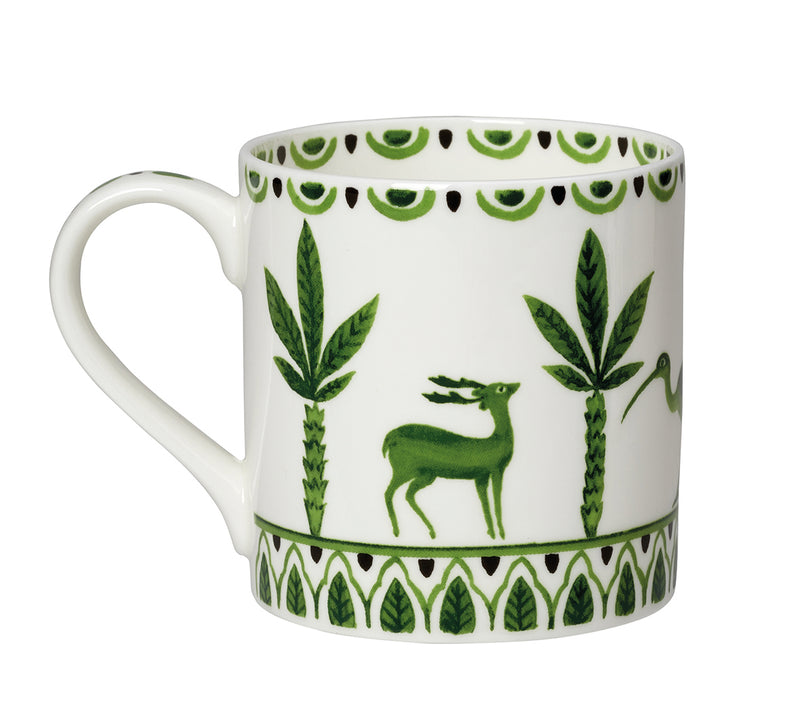 12.25 oz. Mug Sultans Garden Green