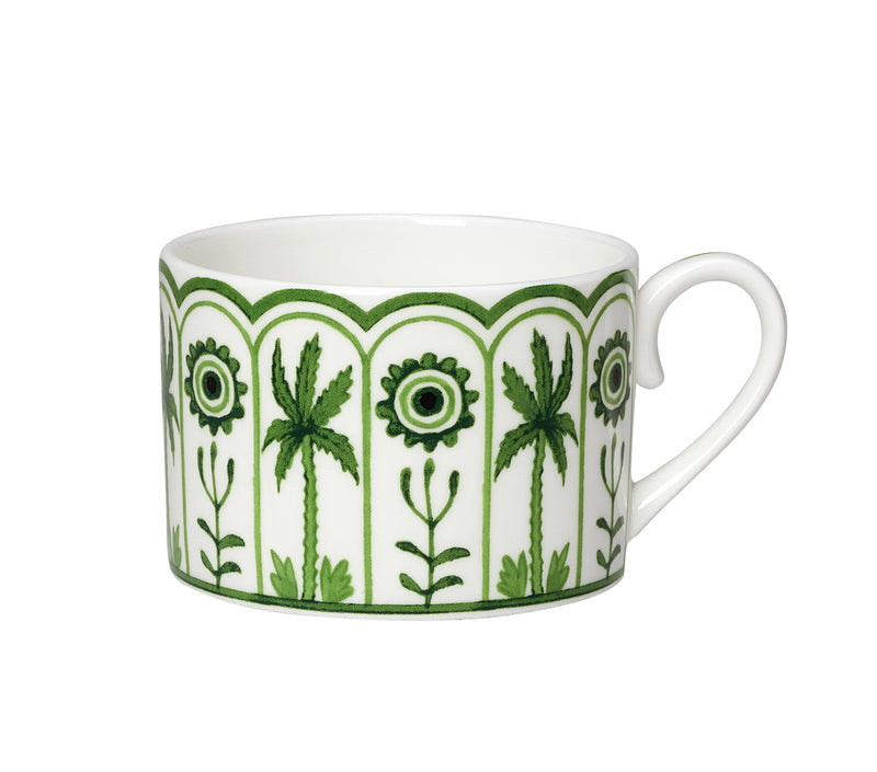 7 oz. Can Cup Coffee Sultans Garden Green