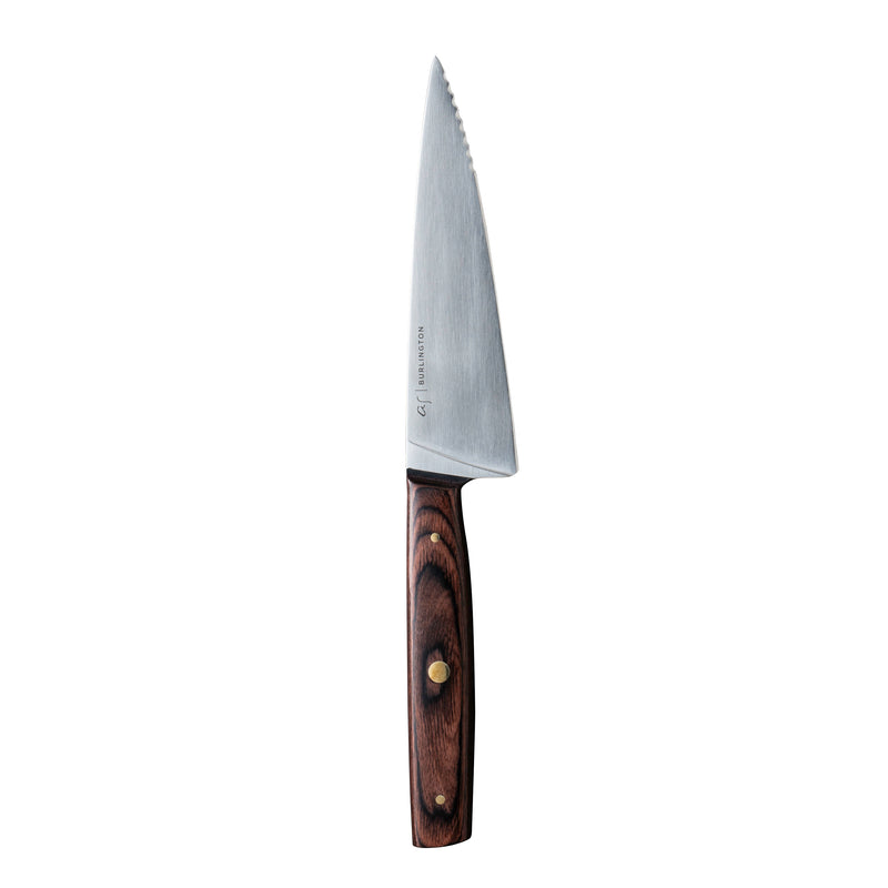 Steak Knives BLACK ABS PLASTIC AND POLYWOOD/COPPER RIVET KNIFE 10 1/4 IN BURLINGTON