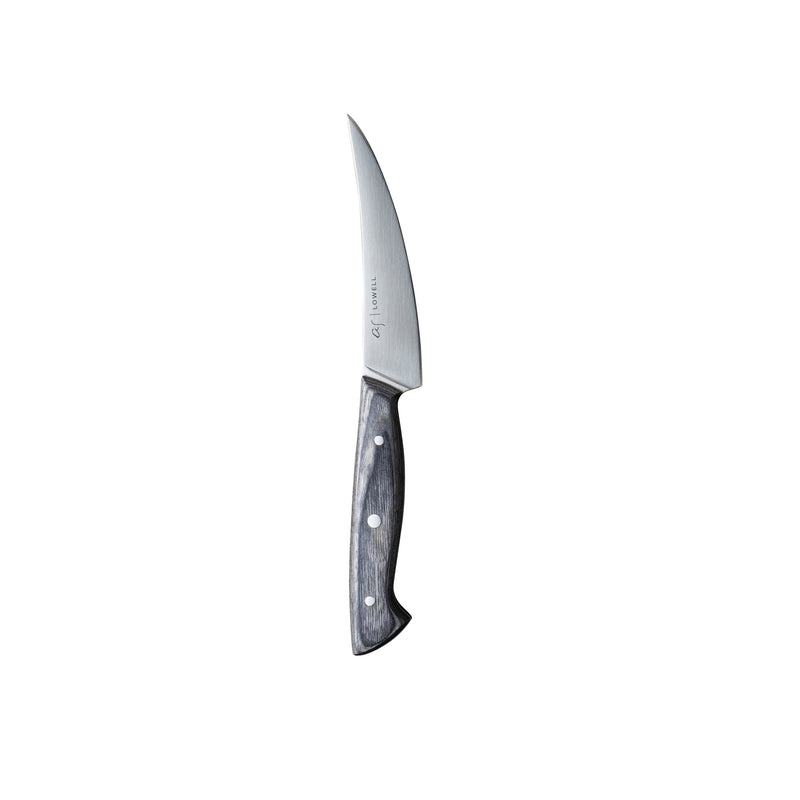 Steak Knives GREY&WHITE&BLACK POLYWOOD/COPPER RIVET KNIFE 8 IN LOWELL