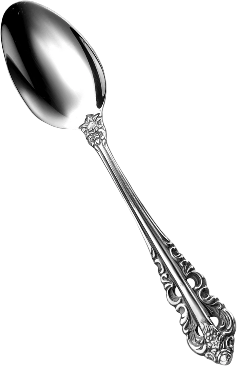 Classic Baroque  Oval Bowl Dessert / Pasta Spoon
