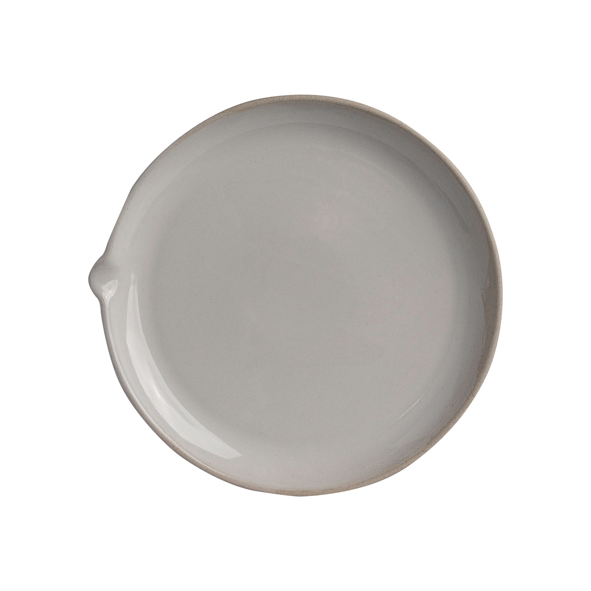 Plate with Spout 10.375"