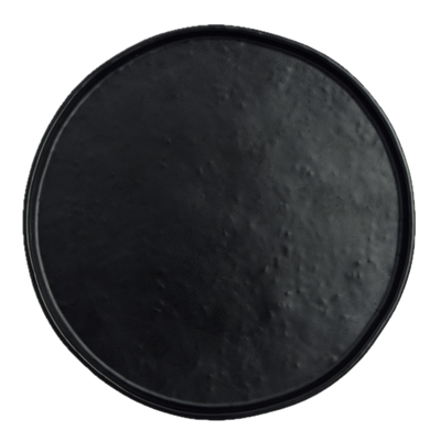 Round Plate Black 8.25