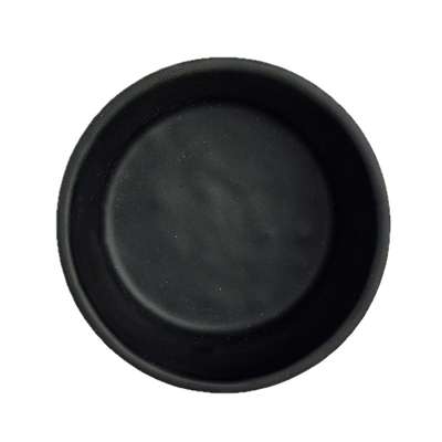 Round Dish Black 2.3