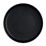 Round Plate Black 8"