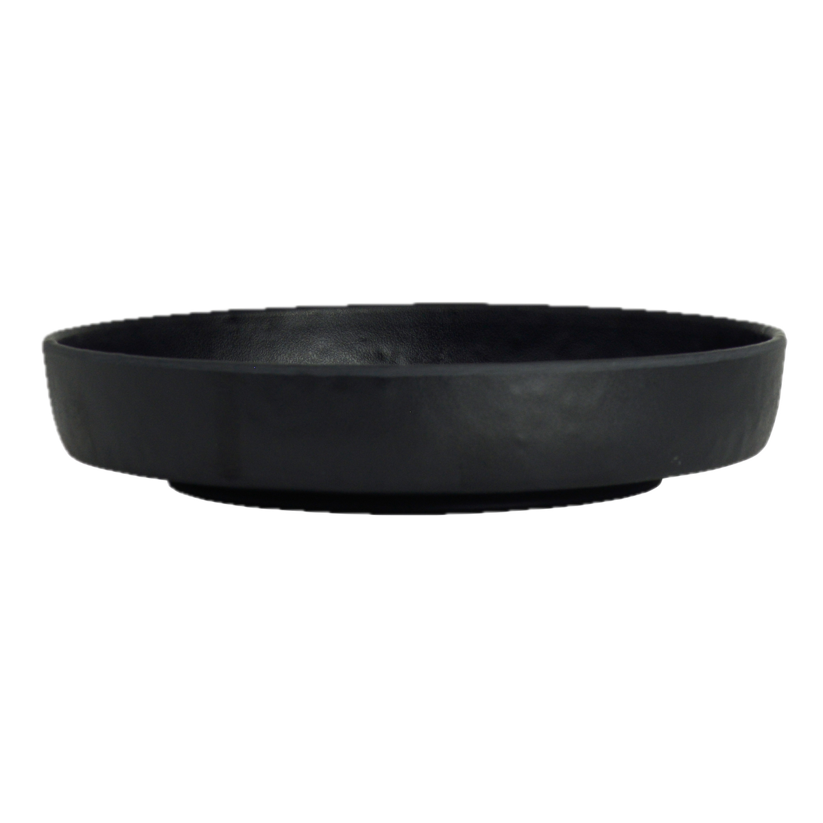 Round Plate Black 6.5"