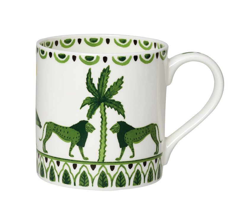 12.25 oz. Mug Sultans Garden Green