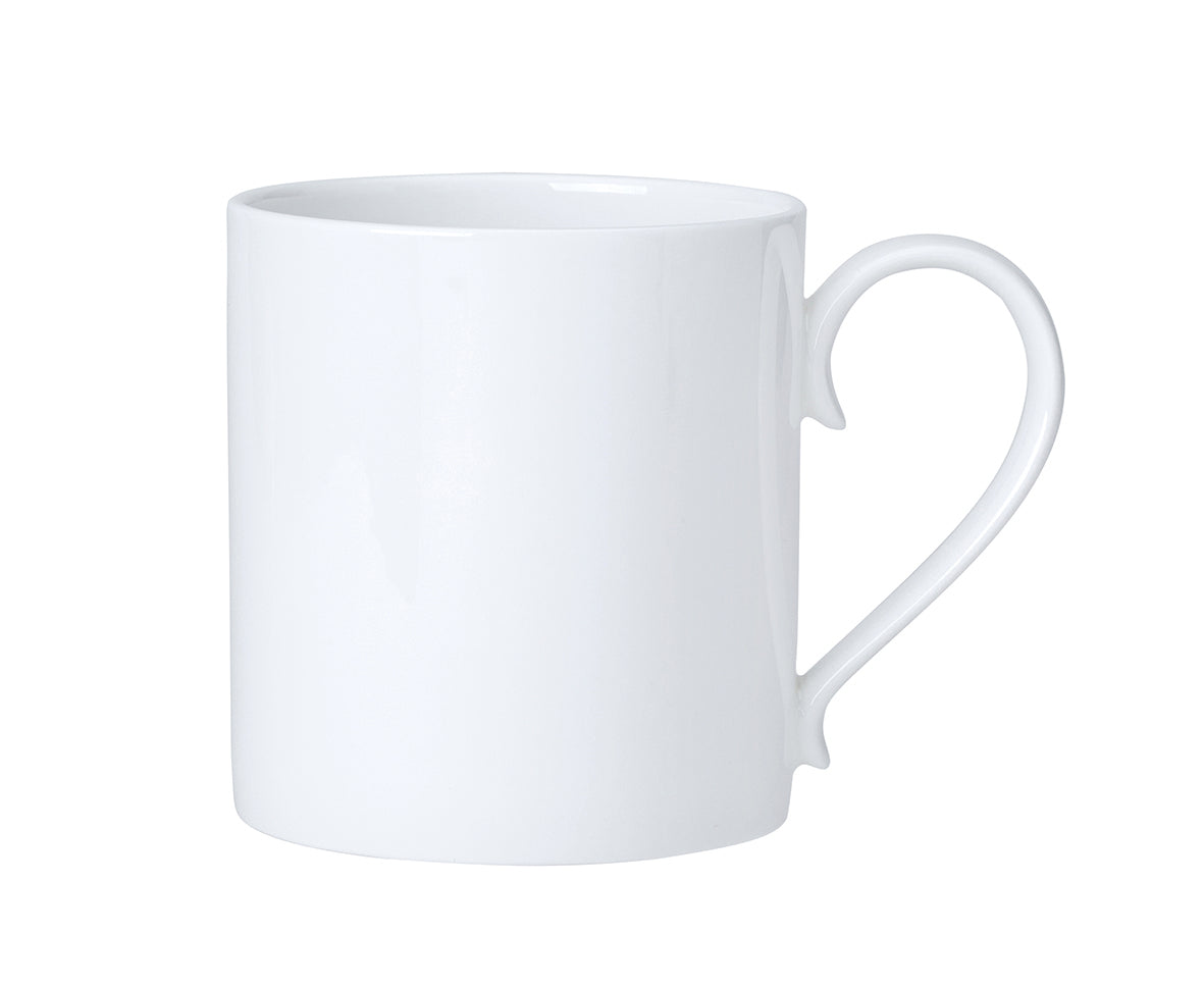 MUG COUPE 5 IN X 3 1/2 IN (12 1/4 OZ) COUPE WHITE