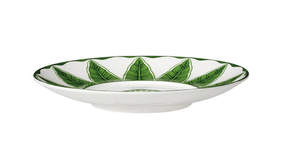 6.5" Coffee Saucer Sultans Garden Green