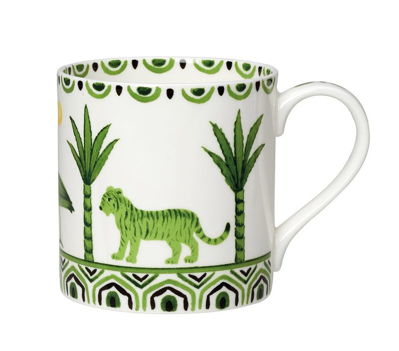 12.25 oz. Mug Sultans Garden Green