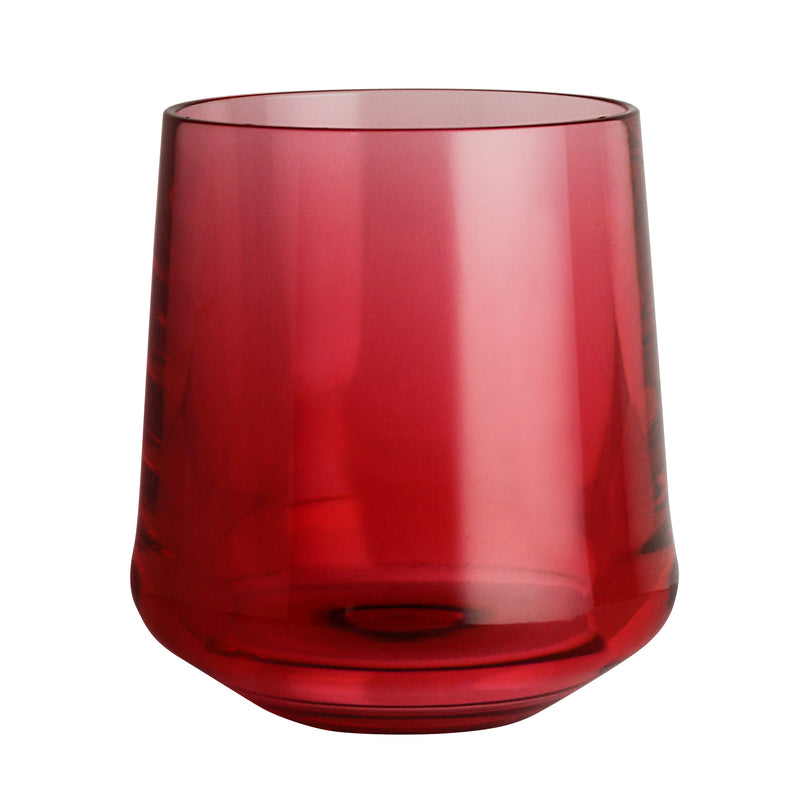 Aspen Summit 12 oz. Red Polycrystalline Cocktail / Wine