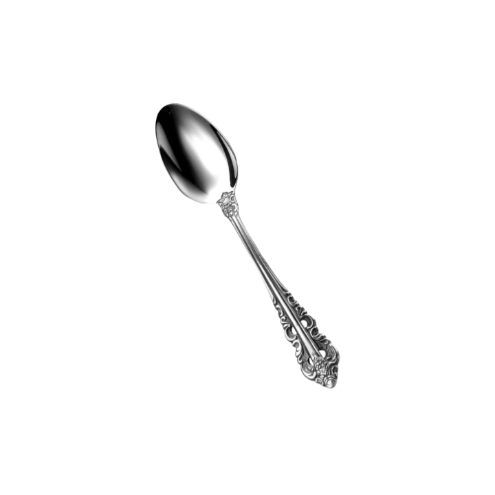 Classic Baroque  Oval Bowl Dessert / Pasta Spoon